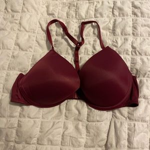PINK Push Up Front Clasp Racerback bra